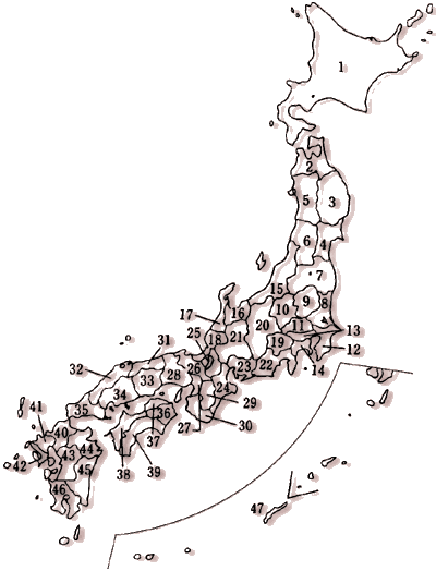 Map of Japan